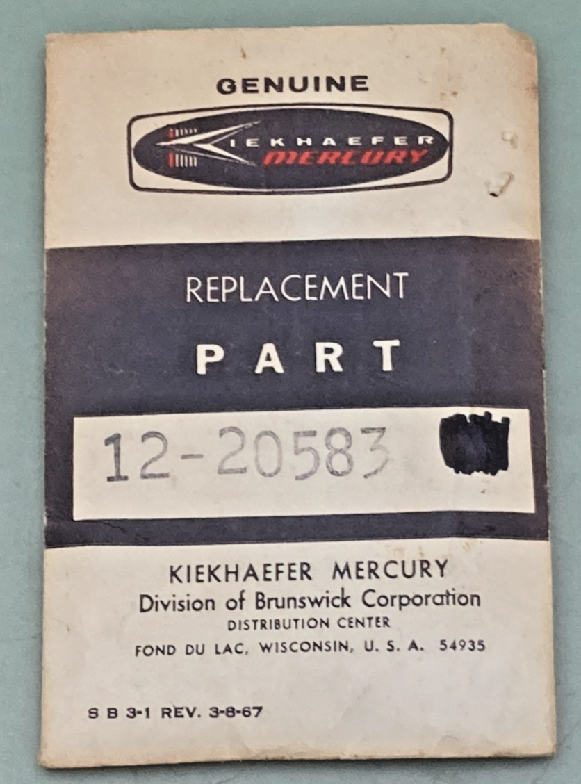QTY 5 NEW GENUINE MERCURY 12-20583 WASHER