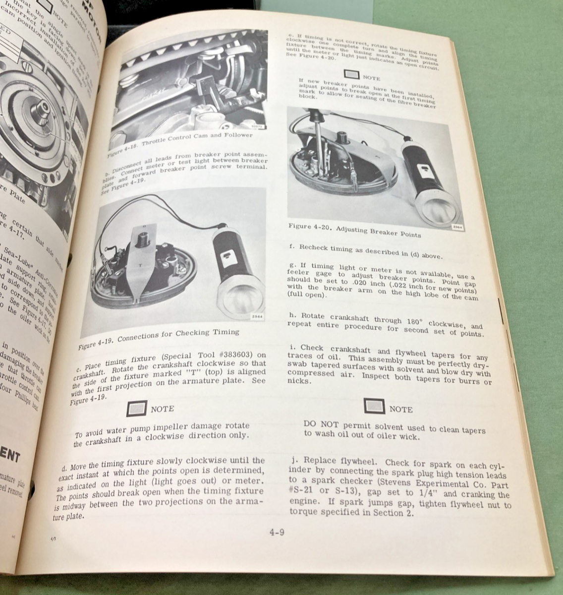 NEW GENUINE EVINRUDE 5088 4 HP MODEL SERVICE MANUAL 1975