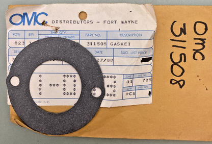 QTY 2 NEW GENUINE OMC 311508 Tilt Motor Gasket