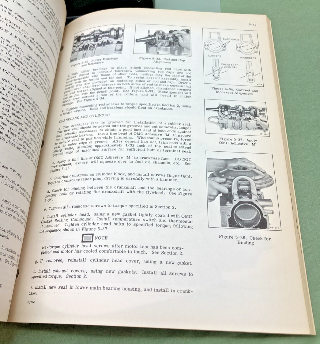 NEW GENUINE EVINRUDE 5095 70 HP MODEL SERVICE MANUAL 1975