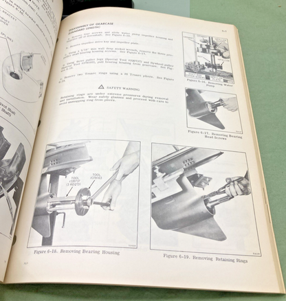 NEW GENUINE EVINRUDE 5096 75 HP MODEL SERVICE MANUAL 1975