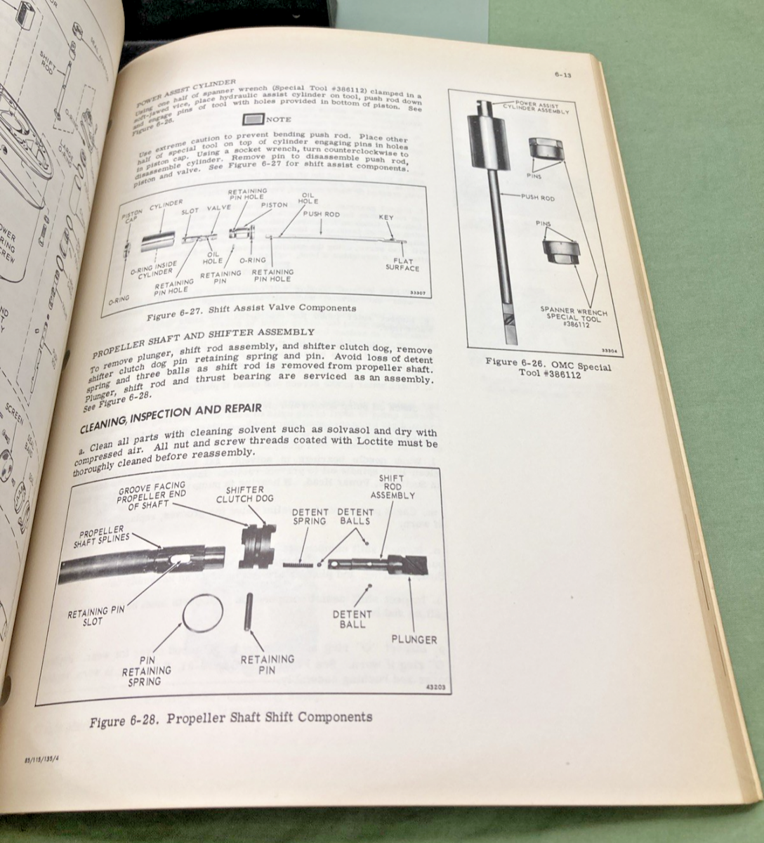 NEW GENUINE EVINRUDE 5099 135 HP MODEL SERVICE MANUAL 1975