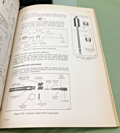 NEW GENUINE EVINRUDE 5099 135 HP MODEL SERVICE MANUAL 1975