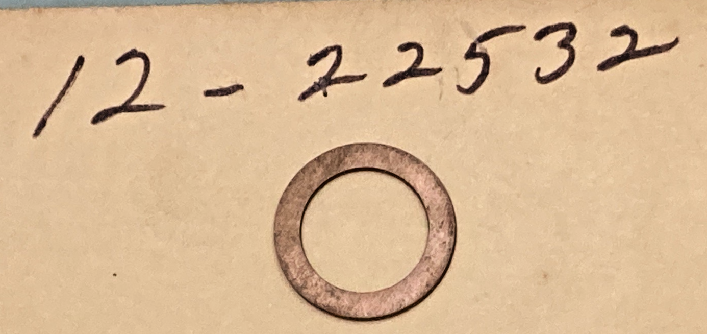 QTY 5 NEW REPLACES MERCURY 12-22532 WASHER