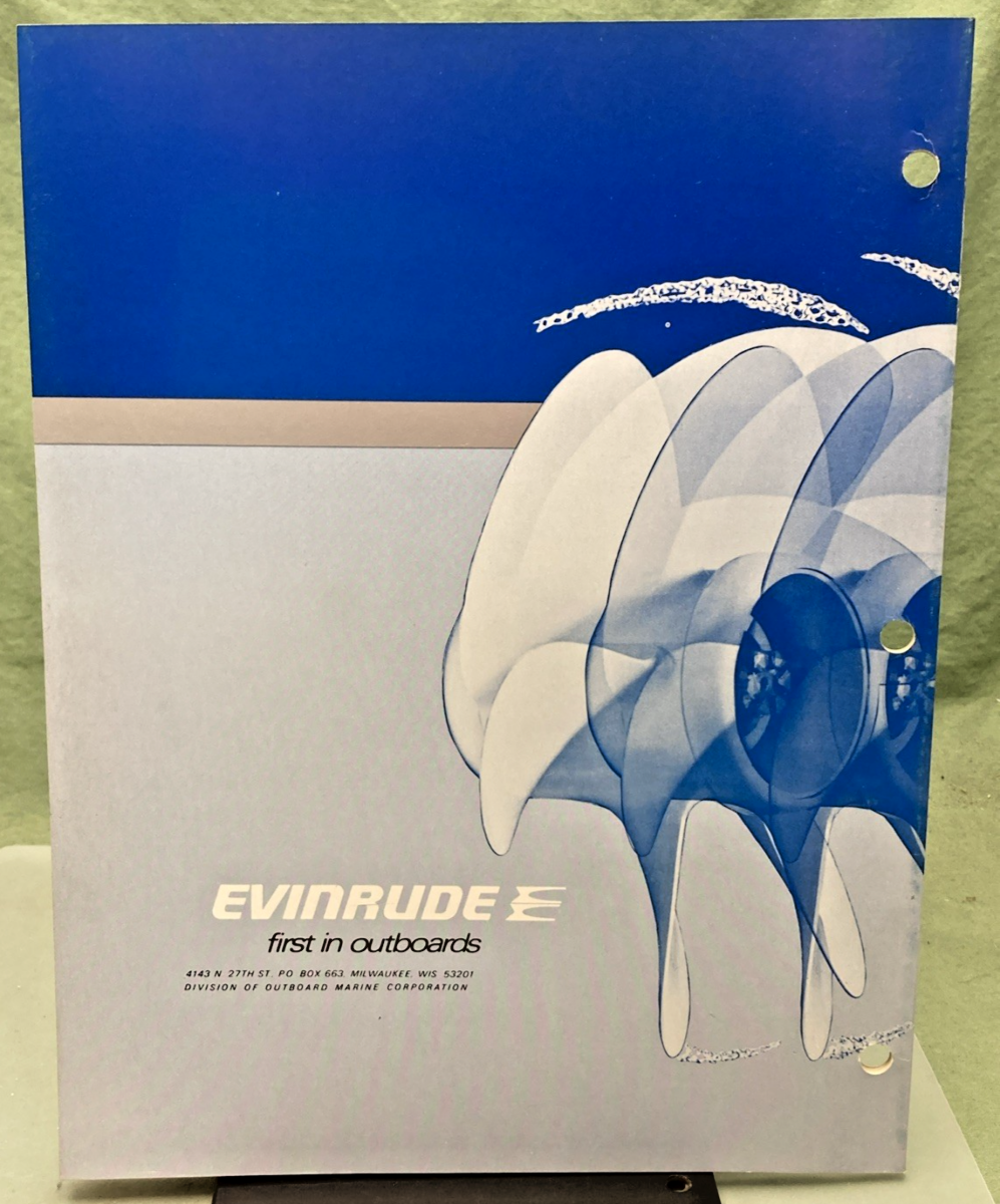 GENUINE EVINRUDE 5011 MATE 2 HP SERVICE MANUAL 1974