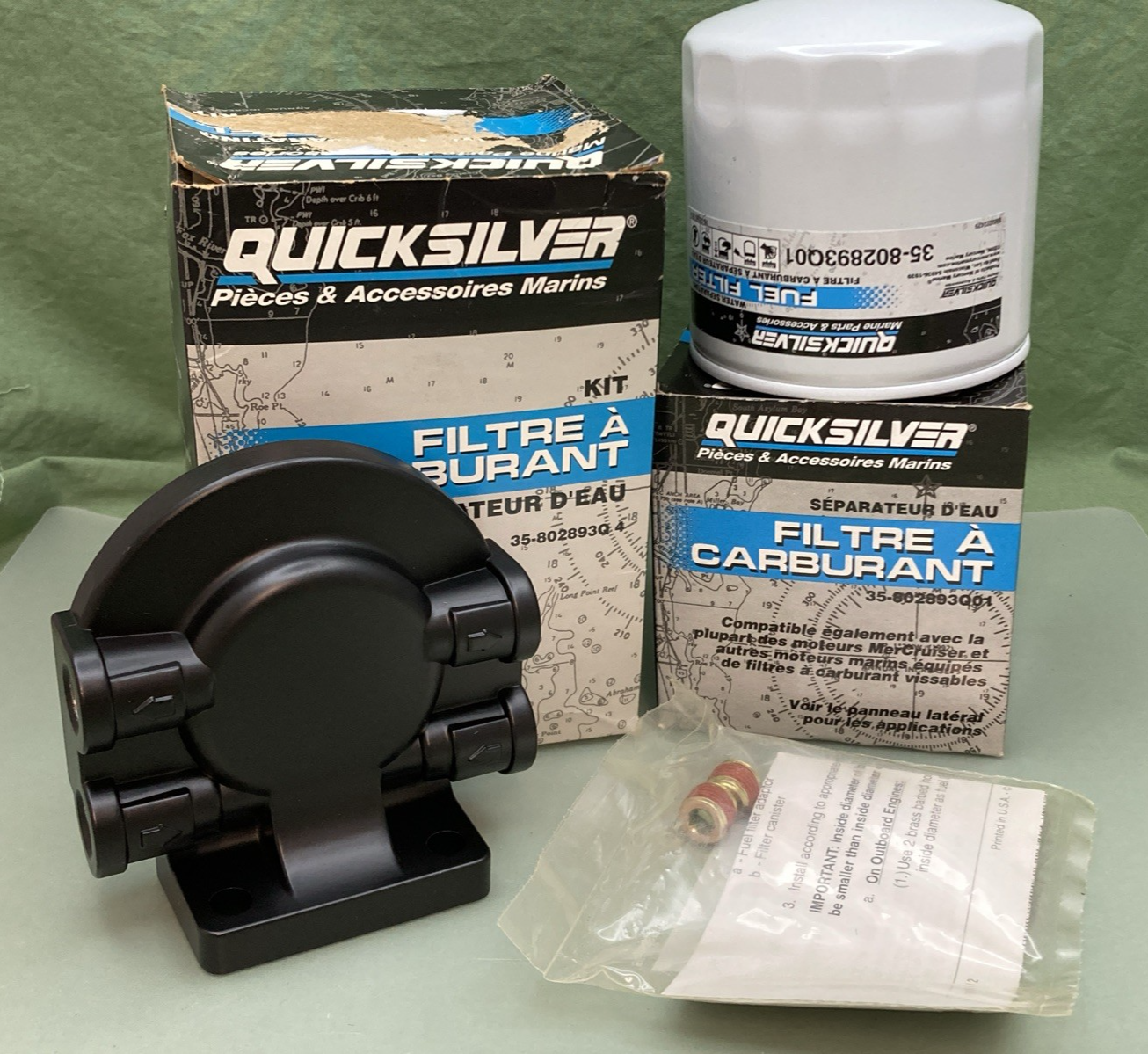 NEW GENUINE MERCURY 35-802893Q4 Fuel Filter Kit