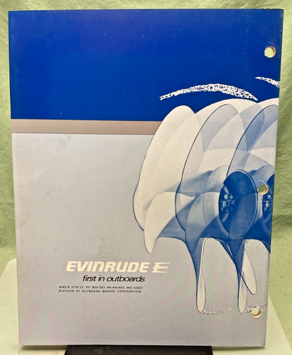 NEW GENUINE EVINRUDE 5015 FASTWIN 15 HP SERVICE MANUAL 1974