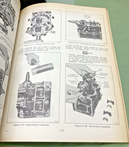 NEW GENUINE EVINRUDE 5015 FASTWIN 15 HP SERVICE MANUAL 1974
