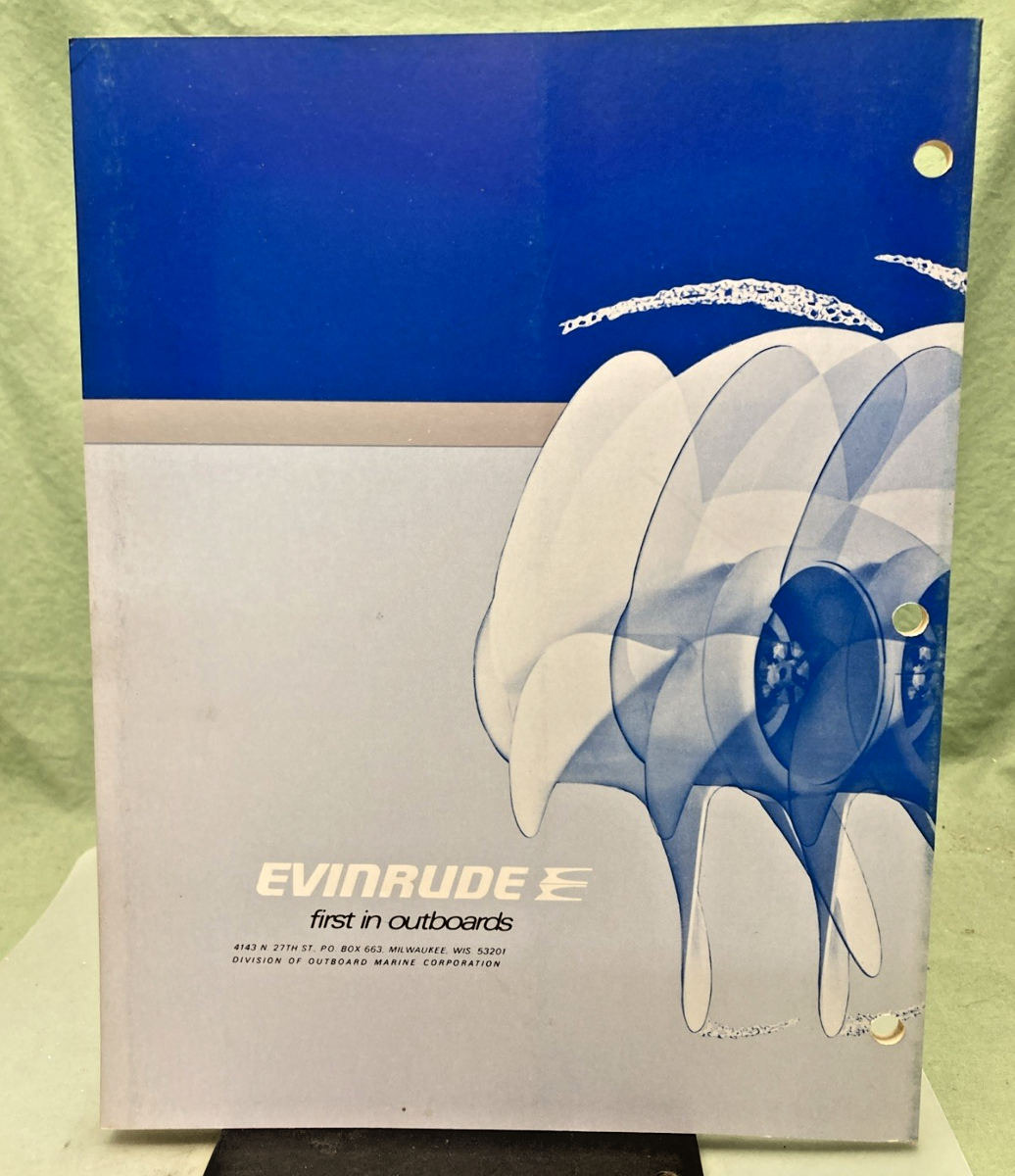 NEW GENUINE EVINRUDE 5016 SPORTSTER 25 HP SERVICE MANUAL 1974