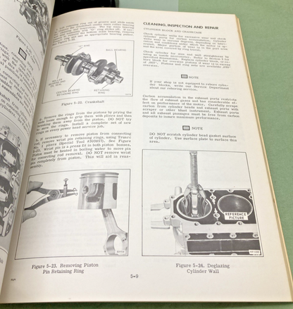 NEW GENUINE EVINRUDE 5018 LARK 50 HP SERVICE MANUAL 1974