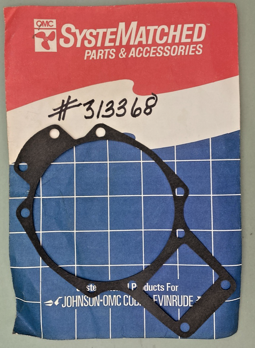 QTY 2 NEW GENUINE OMC 313368 Gasket