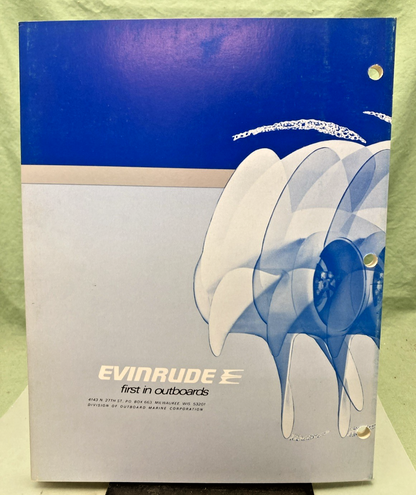 NEW GENUINE EVINRUDE 5019 TRIUMPH 70 HP SERVICE MANUAL 1974