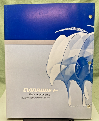 NEW GENUINE EVINRUDE 5020 STARFLITE 85 HP SERVICE MANUAL 1974