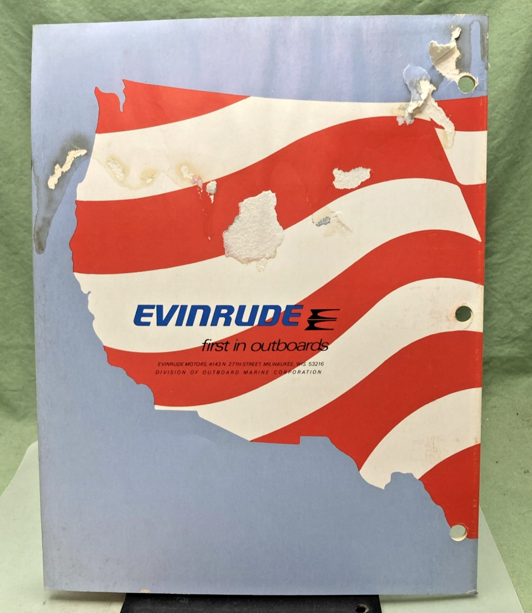 GENUINE EVINRUDE 5185 2 HP SERVICE MANUAL 1976