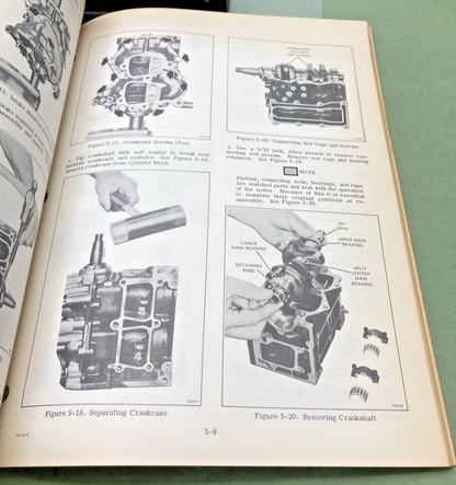 GENUINE EVINRUDE 5188 9.9 HP SERVICE MANUAL 1976