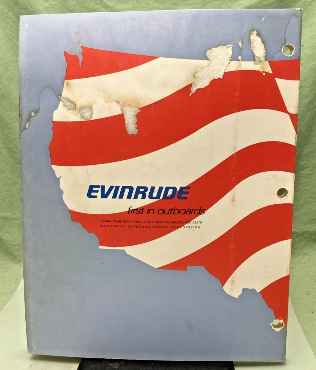 GENUINE EVINRUDE 5191 35 HP SERVICE MANUAL 1976