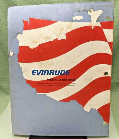 GENUINE EVINRUDE 5193 55 HP SERVICE MANUAL 1976