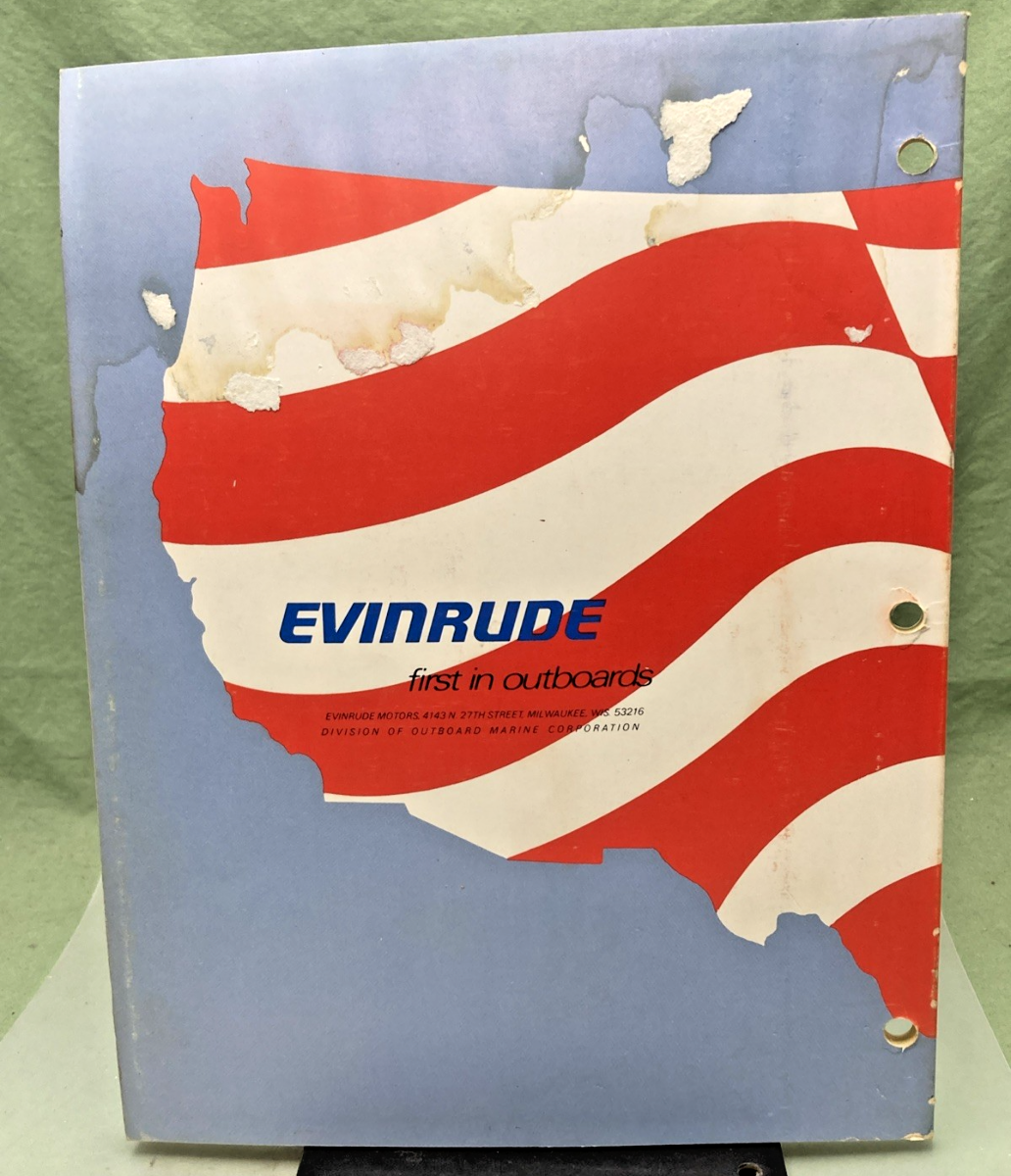 GENUINE EVINRUDE 5194 70 HP SERVICE MANUAL 1976