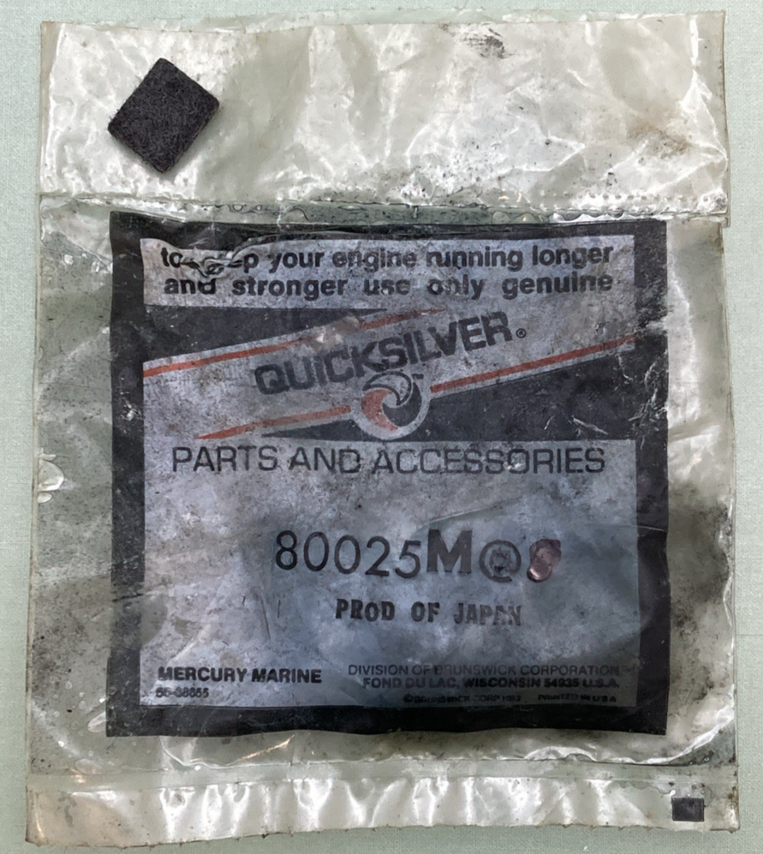 QTY 5 NEW GENUINE MERCURY QUICKSILVER 80025M Lubricator