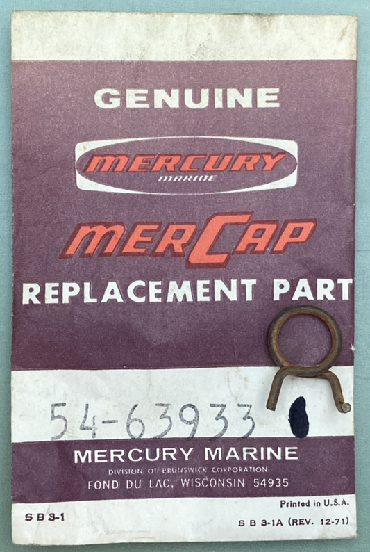 NEW GENUINE MERCURY QUICKSILVER 54-63933 Clamp