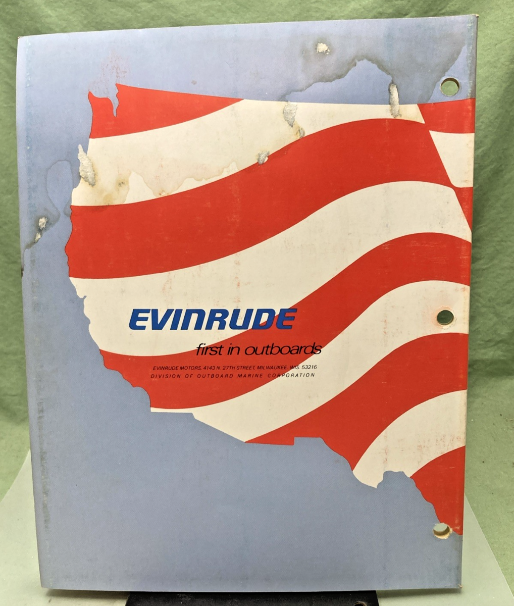 GENUINE EVINRUDE 5198 135 HP SERVICE MANUAL 1976