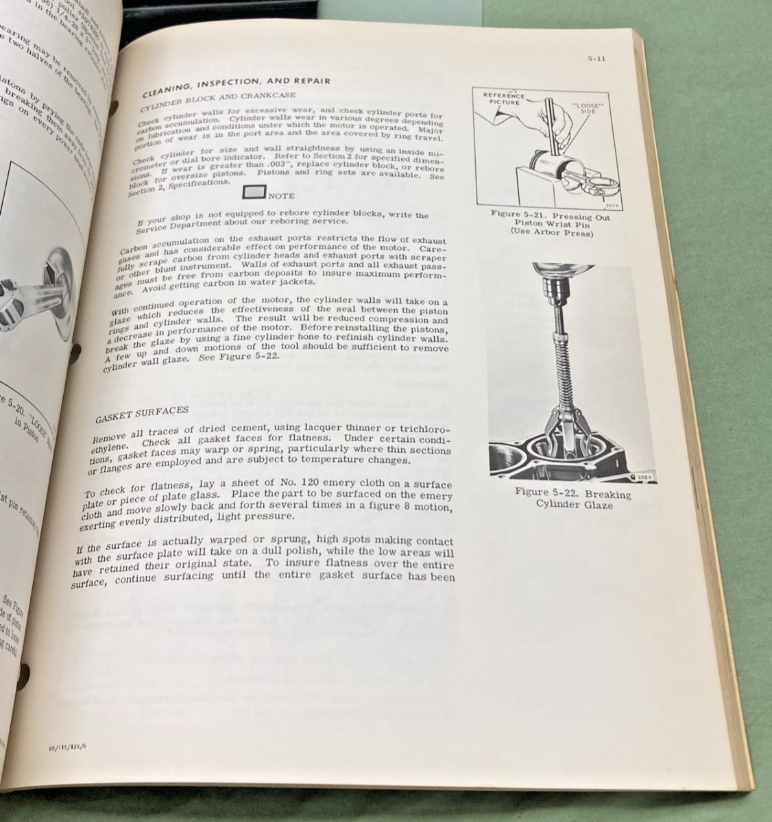 GENUINE EVINRUDE 5198 135 HP SERVICE MANUAL 1976