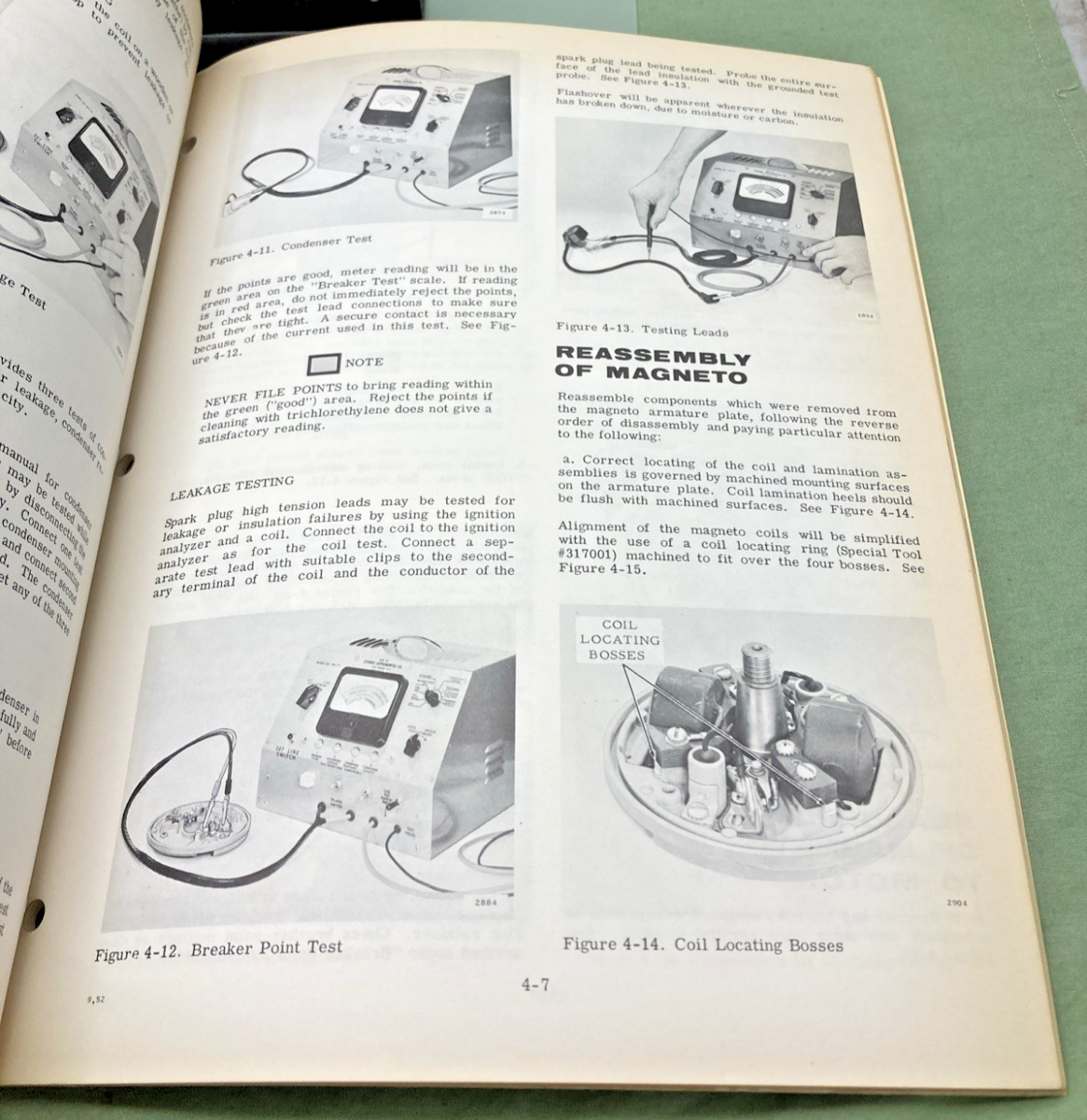NEW GENUINE EVINRUDE 4814 SPORTWIN 9-1/2 HP SERVICE MANUAL 1972
