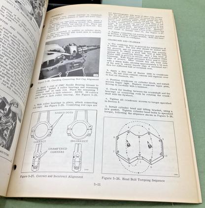 NEW GENUINE EVINRUDE 4817 NORSEMAN 40 HP SERVICE MANUAL 1972