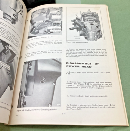 NEW GENUINE EVINRUDE 4747 SPORTWIN 9-1/2 HP SERVICE MANUAL 1971