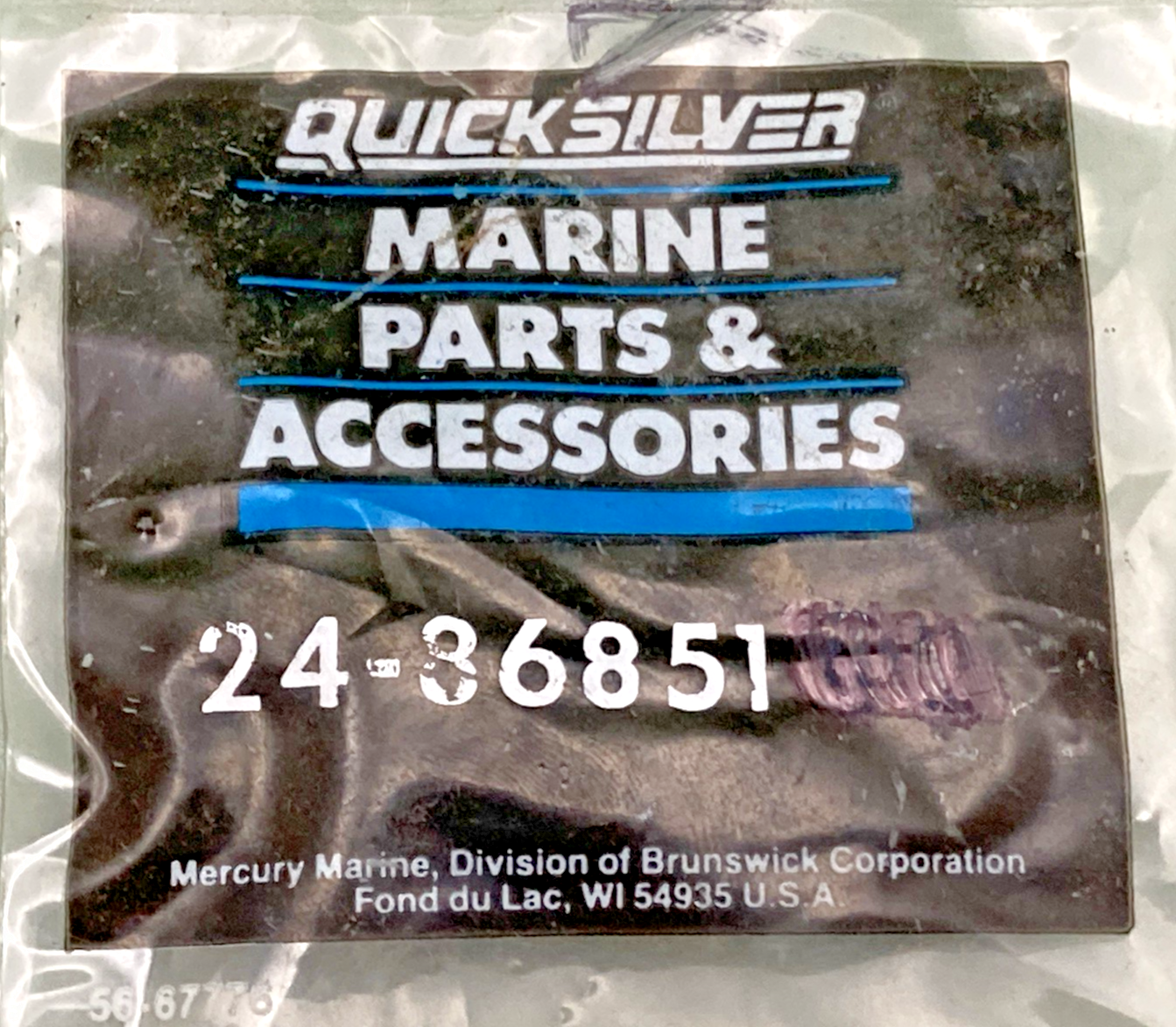 QTY 2 NEW GENUINE MERCURY 24-86851 SPRING
