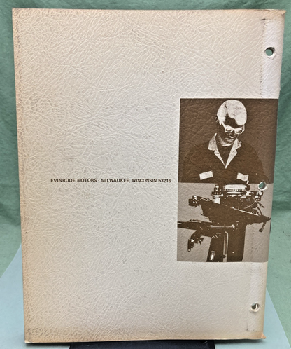 NEW GENUINE EVINRUDE 4822 STARFLITE 125 HP SERVICE MANUAL 1972