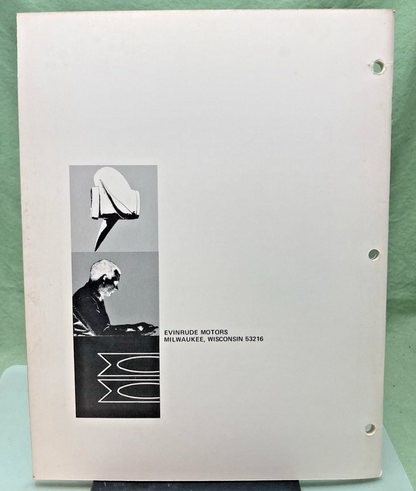 NEW GENUINE EVINRUDE 4749 SPORTSTER 25 HP SERVICE MANUAL 1971