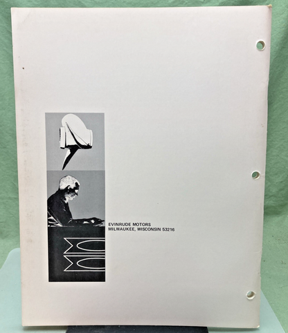 NEW GENUINE EVINRUDE 4751 LARK 50 HP SERVICE MANUAL 1971