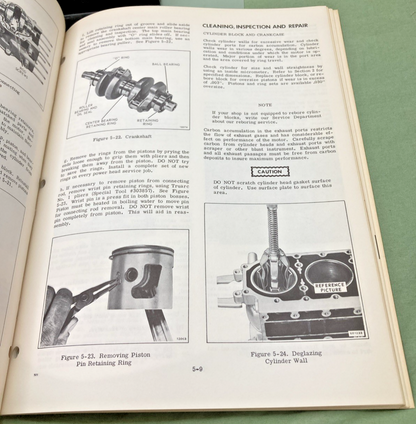 NEW GENUINE EVINRUDE 4751 LARK 50 HP SERVICE MANUAL 1971