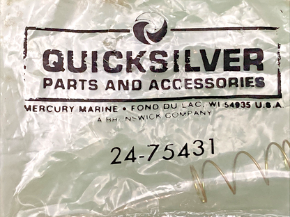NEW GENUINE MERCURY 24-75431 SPRING