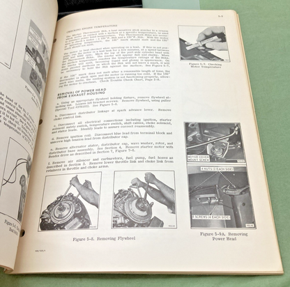 NEW GENUINE EVINRUDE 4754 STARFLITE 125 HP SERVICE MANUAL 1971