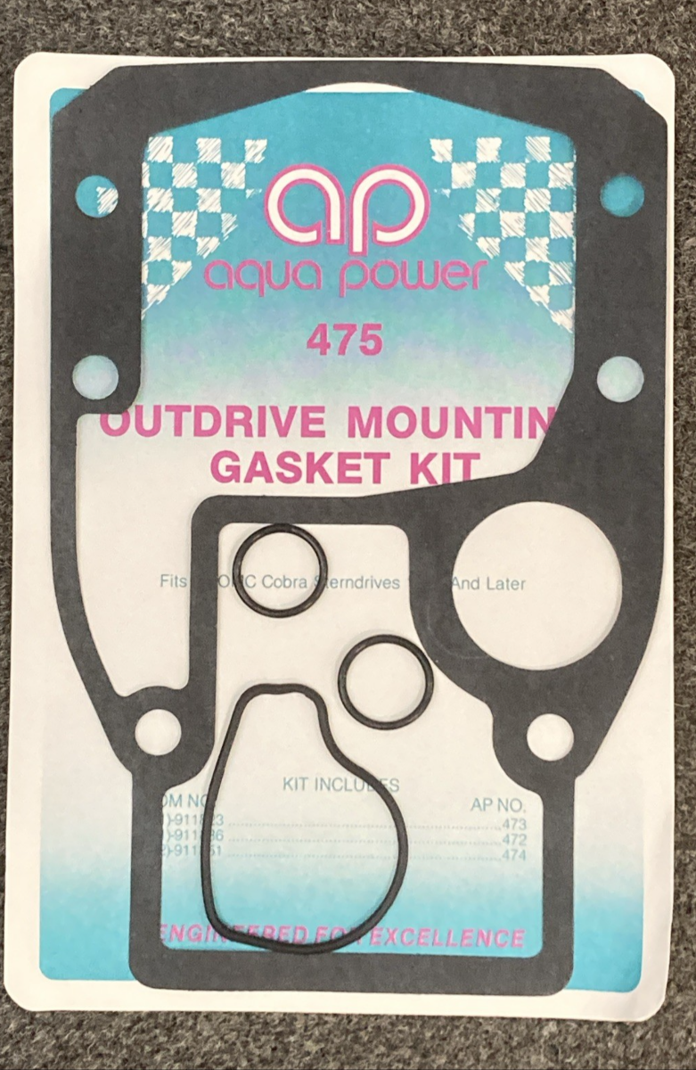 NEW GENUINE AQUA POWER 475 OUTDRIVE MOUNTING GASKET KIT