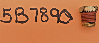 NEW REPLACES CATERPILLAR 5B7890 - PLUG-PIPE for CAT