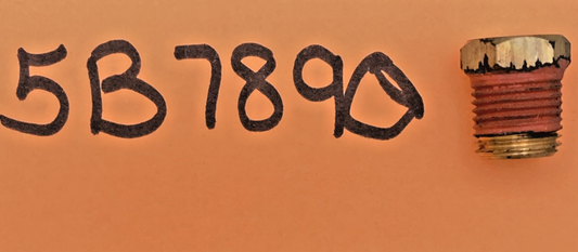 NEW REPLACES CATERPILLAR 5B7890 - PLUG-PIPE for CAT