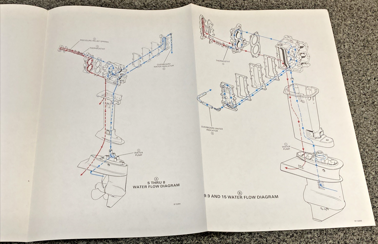 NEW REPLACES EVINRUDE JOHNSON 507508 WIRING DIAGRAM SECTION
