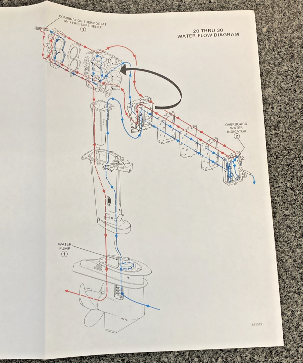 NEW REPLACES EVINRUDE JOHNSON 507508 WIRING DIAGRAM SECTION
