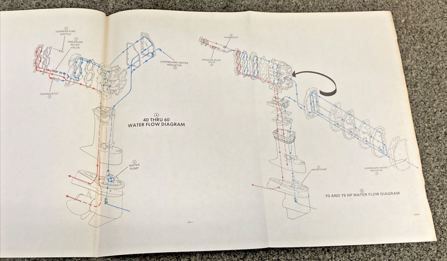 NEW REPLACES EVINRUDE JOHNSON 507508 WIRING DIAGRAM SECTION