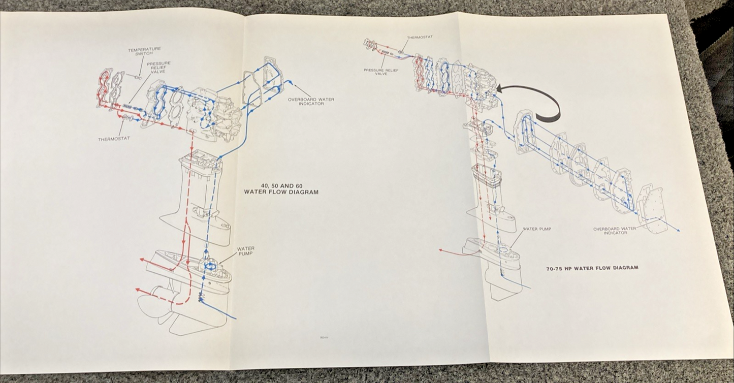 NEW REPLACES OMC 394607 WIRING DIAGRAM SECTION