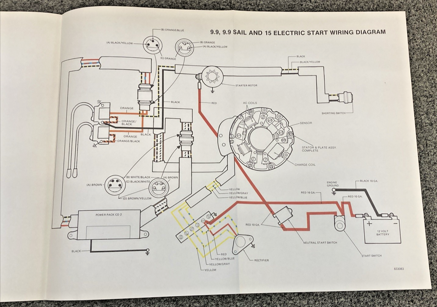 NEW REPLACES OMC 394607 WIRING DIAGRAM SECTION