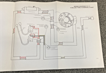 NEW REPLACES OMC 394607 WIRING DIAGRAM SECTION