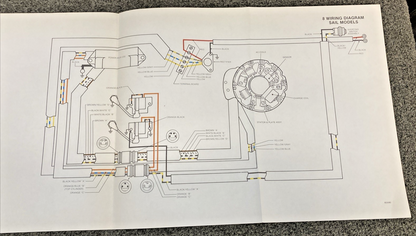 NEW REPLACES OMC 394607 WIRING DIAGRAM SECTION
