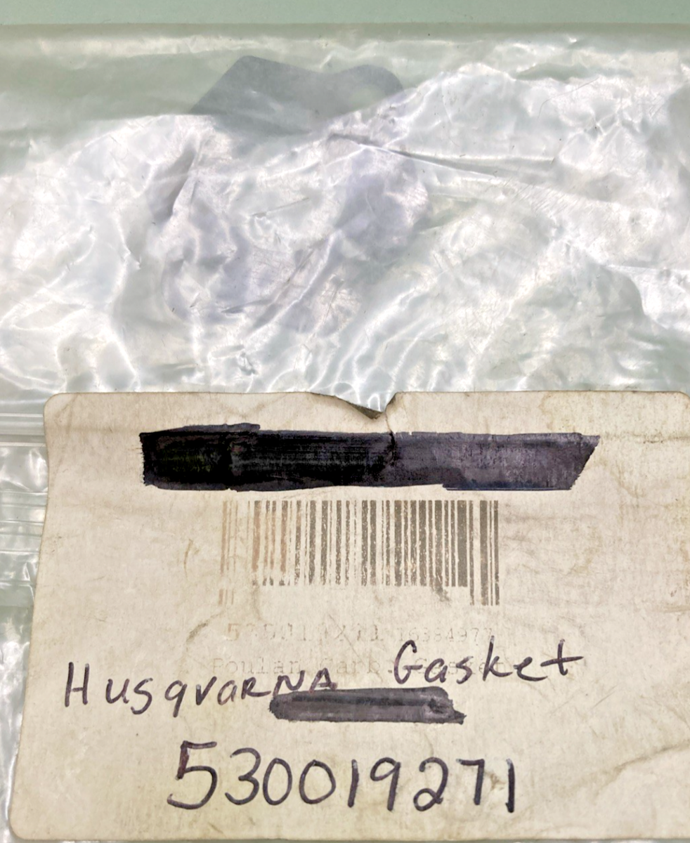 NEW REPLACES HUSQVARNA 530019271 GASKET