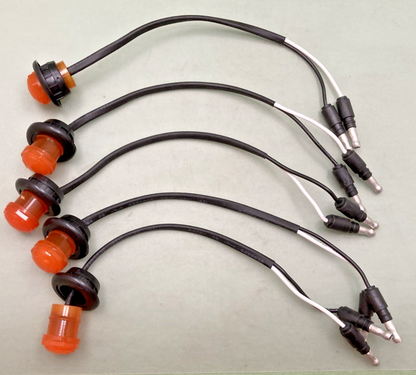 NEW REPLACES MILL M-09300-K 3/4" LED YELLOW AND RED SINGLE LIGHT KIT