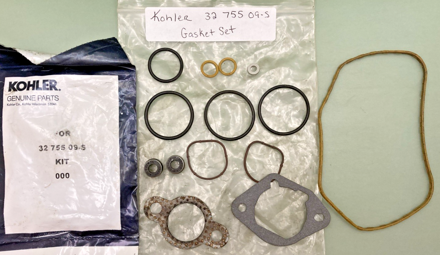 NEW GENUINE KOHLER 32-755-09-S GASKET SET (INCOMPLETE KIT)