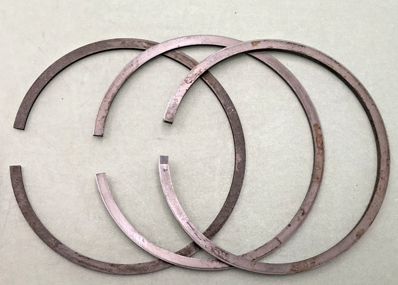 NEW GENUINE HAP JONES CB-350-PS OVERSIZE PISTON RING SET (2) PISTON 1.00
